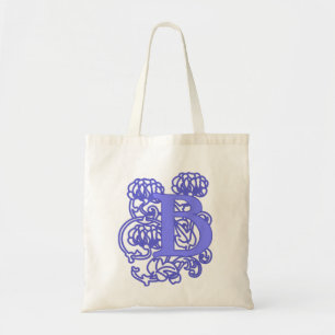 Bolsa Tote Art Nouveau Monograma floral B