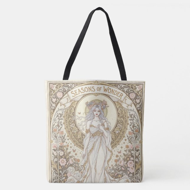 Bolsa Tote Art Nouveau - Sacola de Compras (Frente)