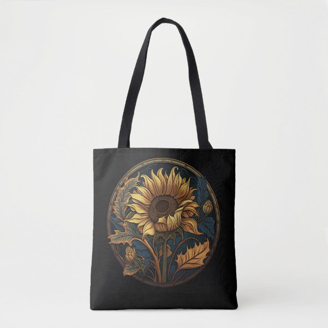 Bolsa Tote Art Nouveau Sunflower (Frente)