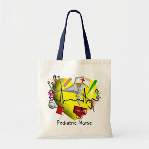 Bolsa Tote Arte 3D gráfica Presente-Adorável da enfermeira