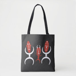Bolsa Tote Arte abstrata de dança tribal africana moderna