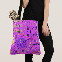 Arte Abstrata: Glitch Roxo