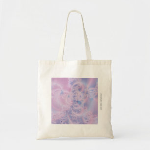 Bolsa Tote Arte Abstrata Rosa Glowing