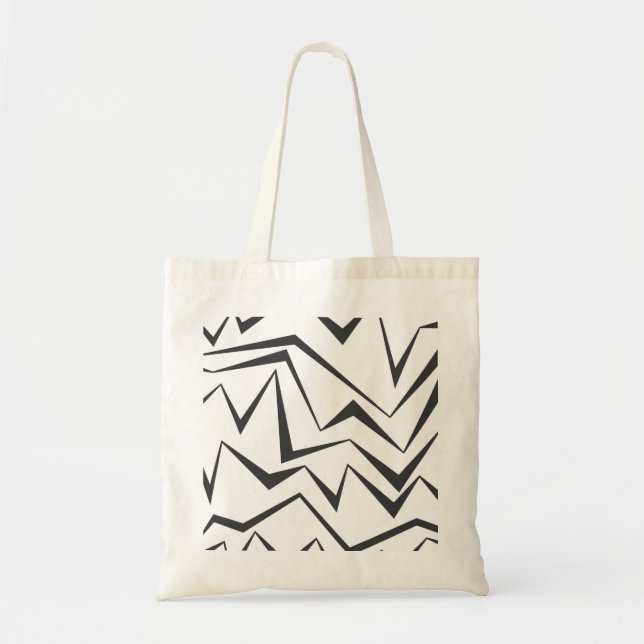 Bolsa Tote Arte abstrato moderna, dinâmica, simples, ousada (Frente)