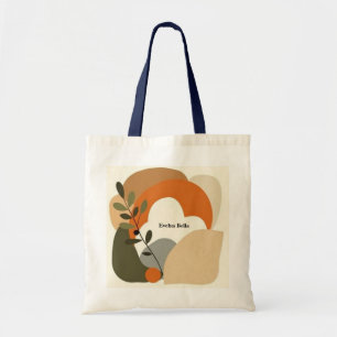 Bolsa Tote Arte Abstrato Orgânico de Formas Recortadas
