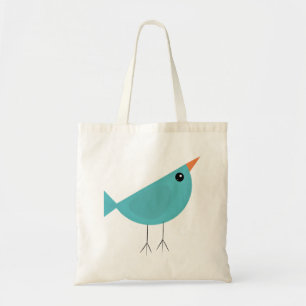 Bolsa Tote Arte Adorável e Caprichosa de Pássaros da Natureza