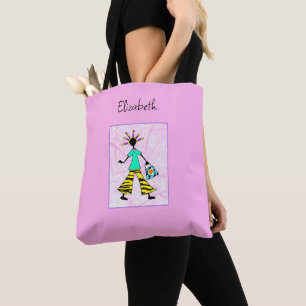 Bolsa Tote Arte Africana, Trendy Girl