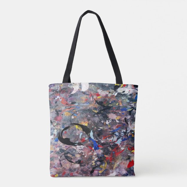 Bolsa Tote arte aleatória (Verso)