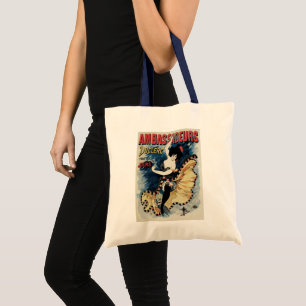 Bolsa Tote Arte Antiga Dançarina de Flamenco Nouveau, Ambassa