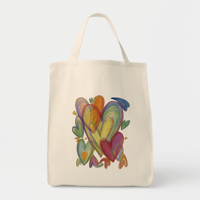 Bolsa Tote Arte Arrepiante Arte por Palavras Saco Inspiracion (Frente)