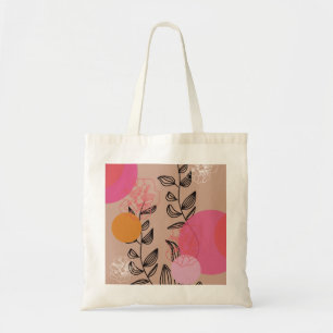 Bolsa Tote Arte artística floral moderna