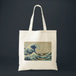 Bolsa Tote Arte asiática - a grande onda fora de Kanagawa<br><div class="desc">Arte asiática - a grande onda fora de Kanagawa a grande onda fora de Kanagawa (神奈川沖浪裏),  igualmente conhecido como a grande onda ou simplesmente a onda,  pelo artista japonês Hokusai do ukiyo-e. como parte da série de Hokusai trinta e seis vistas de Monte Fuji (富嶽三十六景).</div>