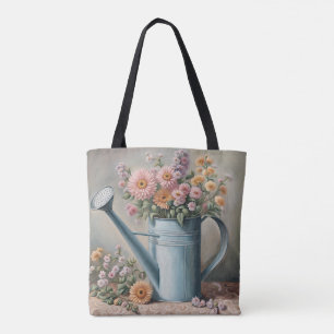 Bolsa Tote Arte branca, Primavera