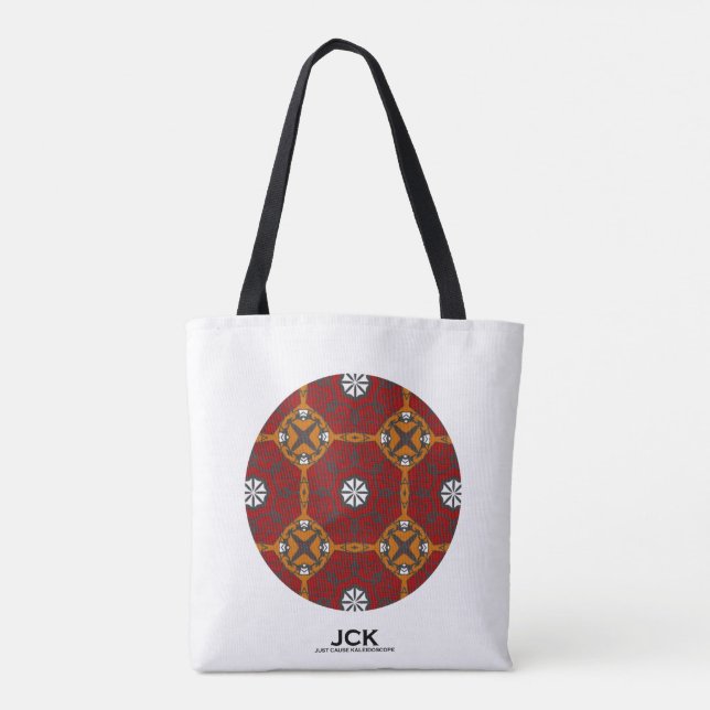 Bolsa Tote Arte caleidoscópica do Volume 4, 23 (Verso)