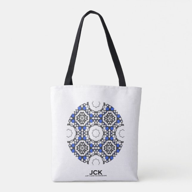 Bolsa Tote Arte caleidoscópica do volume quatro (Verso)