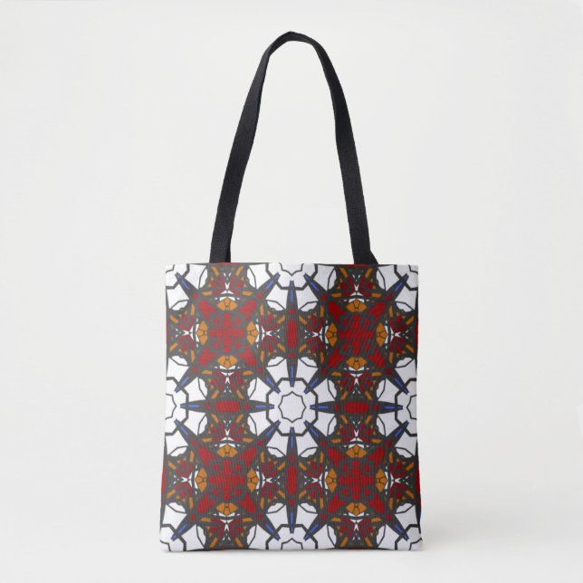 Bolsa Tote Arte caleidoscópica do volume quatro (Frente)
