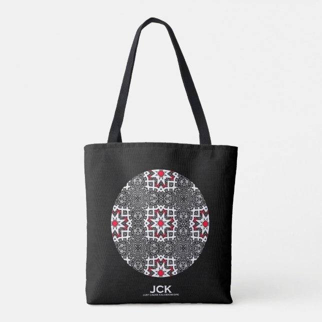 Bolsa Tote Arte caleidoscópio do décimo sexto volume (Verso)