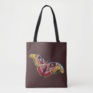 Bolsa Tote Arte da Borboleta