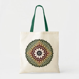 Bolsa Tote Arte da mandala do ornamento do vintage do