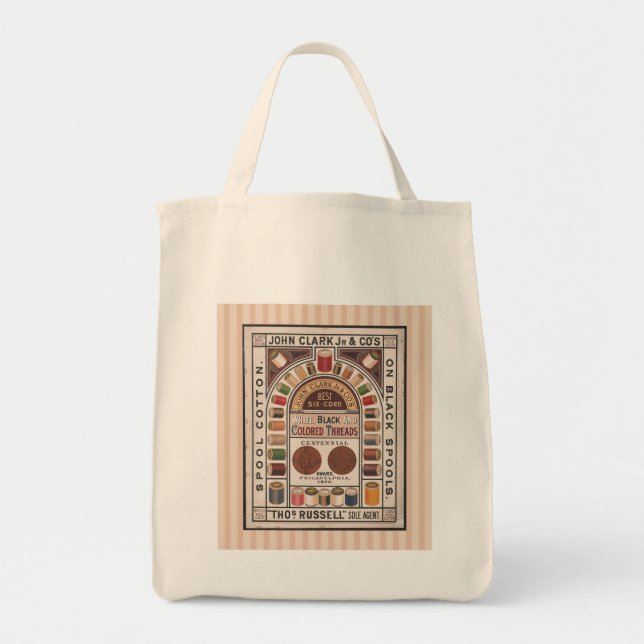 Bolsa Tote Arte da Vintage Thread Company (Frente)