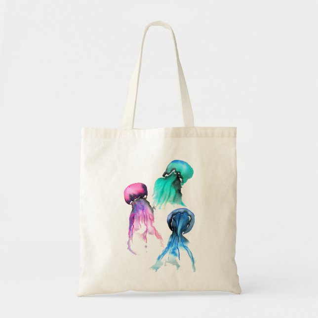 Bolsa Tote Arte de aquarelas cegas (Frente)