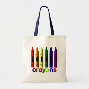 Bolsa Tote Arte de Crayons para Crianças Bag Tote