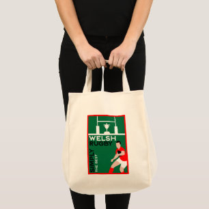 Bolsa Tote Arte de Fã de Rugby País de Gales