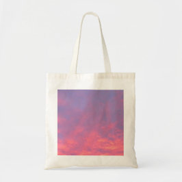 Bolsa Tote Arte de Fotografia Céu Rosa