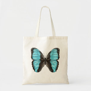 Bolsa Tote Arte de Insetos da Borboleta Azul