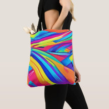 Arte de onda de cor de Abstrato vibrante