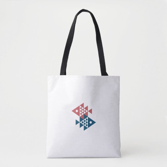 Bolsa Tote Arte de Peixe (Frente)