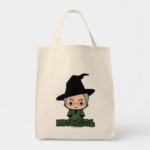 Bolsa Tote Arte de Personagem de Desenho da Professora McGona