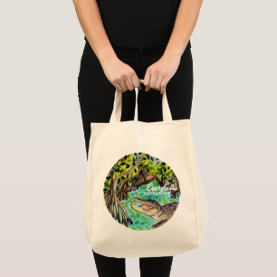 Bolsa Tote Arte de Pintura em Aquarela no Parque Nacional Eve