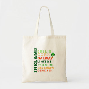 BOLSA TOTE ARTE DE SUB-VIA DA IRLANDA