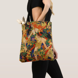 Bolsa Tote Arte Deco Vintage, Diana e suas Ninfas ou a Caça