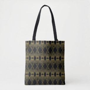 Bolsa Tote Arte Decoração Sem Olhos Padrão