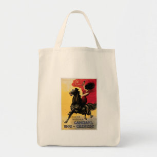 Bolsa Tote Arte do anúncio do vinho do vintage de Canciani &