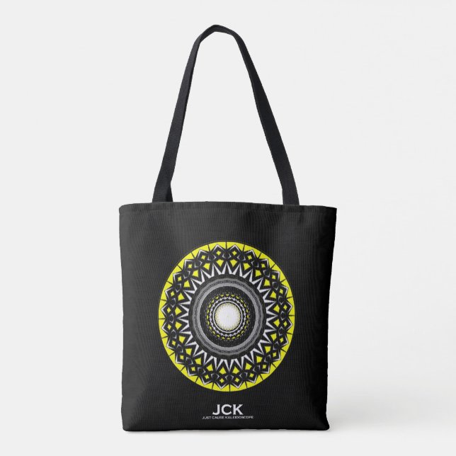 Bolsa Tote Arte do caleidoscópio 12 (Verso)