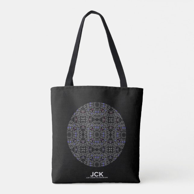 Bolsa Tote Arte do caleidoscópio de 13 (Verso)