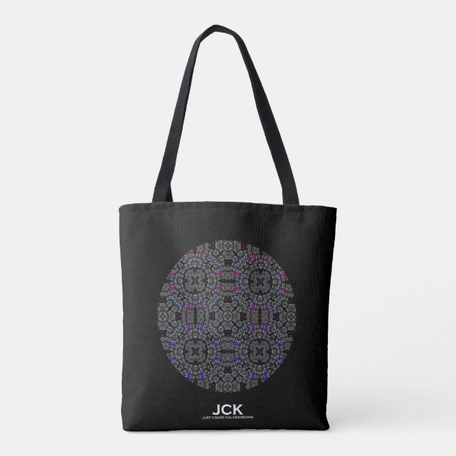 Bolsa Tote Arte do caleidoscópio de 13 (Verso)