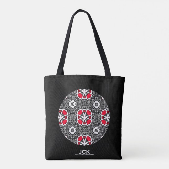 Bolsa Tote Arte do caleidoscópio de 16 (Verso)
