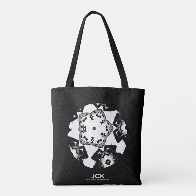 Bolsa Tote Arte do caleidoscópio do Volume 1 (Verso)