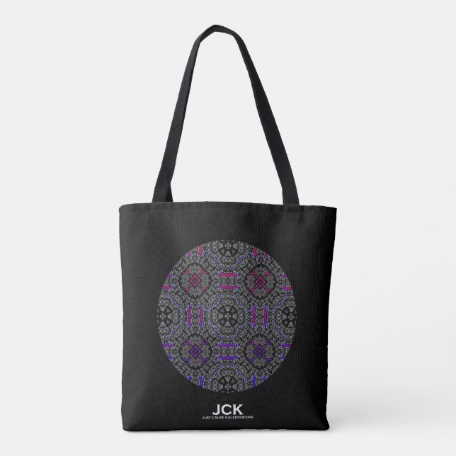 Bolsa Tote Arte do caleidoscópio do volume treze (Verso)