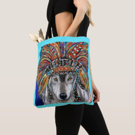 Bolsa Tote Arte do Lobo Cinzento