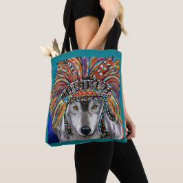 Bolsa Tote Arte do Lobo Cinzento