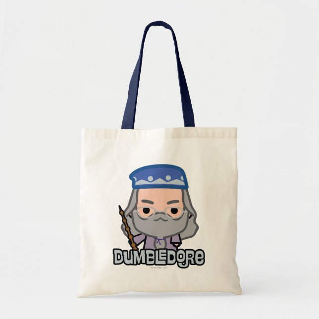 Bolsa Tote Arte do Personagem Desenhado Dumbledore (Frente)