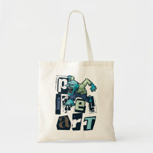 Bolsa Tote Arte e monstro dos pixéis