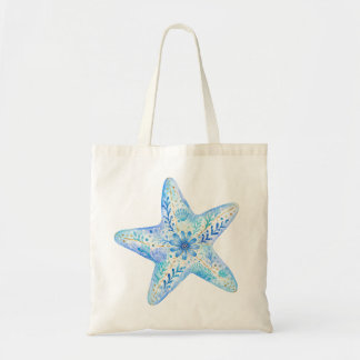 Bolsa Tote Arte em Cerâmica Tema Floral Estrela do Mar