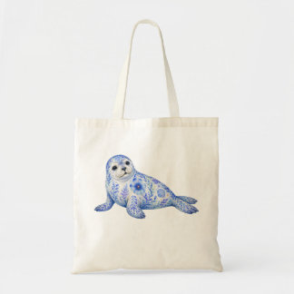Bolsa Tote Arte em Cerâmica Tema Floral Foca-do-porto