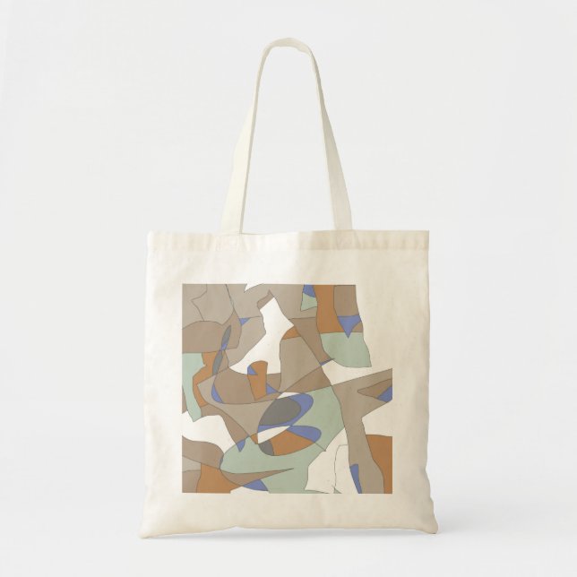 Bolsa Tote Arte em meu saco (Frente)